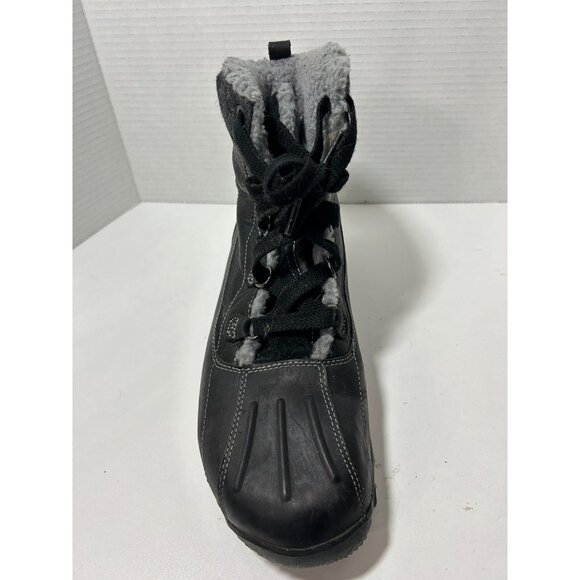 Timberland Waterproof gray Fur Lined Leather boots 10521 Black size 10 main image 8